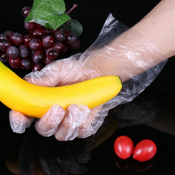 Großhandel für Einweg -HDPE -Handschuhe der Lebensmittelqualität 