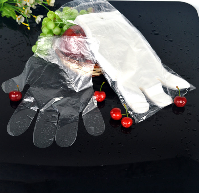 Lebensmittelechte Einweg-PE-Handschuhe für die Küche