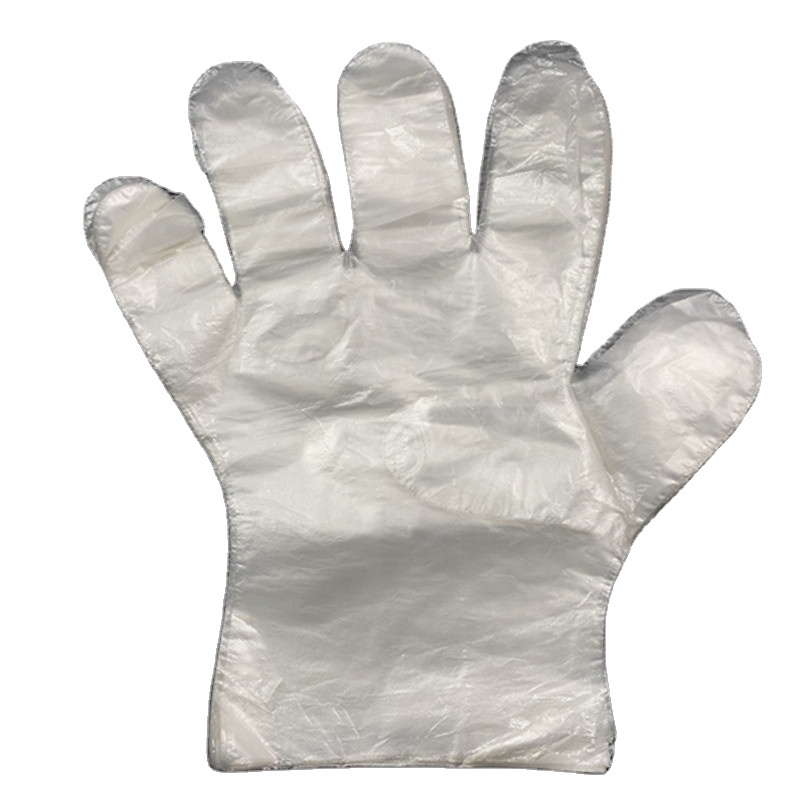 Transparente Einweghandschuhe Friseur Anti-Rutsch-Isolierung Handschuhe aus verdickter PE-Folie